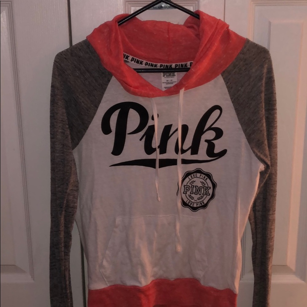 PINK hooded sweatshirt!